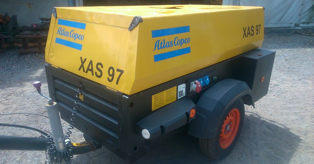 Kompresor Atlas Copco Atlas copco XAS 97 2015 Kompresor sprężarka śrubowa+ agregat prądotwórczy 12KVA - Máy nén khí: hình 2 Kompresor Atlas Copco Atlas copco XAS 97 2015 Kompresor sprężarka śrubowa+ agregat prądotwórczy 12KVA - Máy nén khí: hình 2