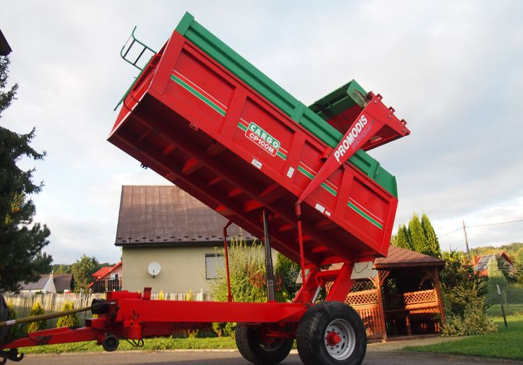 Przyczepa Cargo CP100M 2000 Przyczepa rolnicze wywrotka CARGO - Toa kéo nhỏng/ Xe đổ: hình 1 Przyczepa Cargo CP100M 2000 Przyczepa rolnicze wywrotka CARGO - Toa kéo nhỏng/ Xe đổ: hình 1