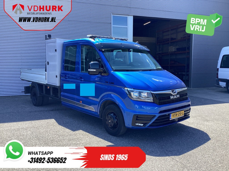 MAN TGE 50 2.0 180 pk DC Dubbel Cabine BPM VRIJ! Open Laadbak/ 7 Pers./ Dubbel Lucht/ Adapt. Cruise/ 3.5t Trekverm./ Tacho/ Gev.Stoel/ C - Xe tải nhỏ phẳng, Xe tải van: hình 1 MAN TGE 50 2.0 180 pk DC Dubbel Cabine BPM VRIJ! Open Laadbak/ 7 Pers./ Dubbel Lucht/ Adapt. Cruise/ 3.5t Trekverm./ Tacho/ Gev.Stoel/ C - Xe tải nhỏ phẳng, Xe tải van: hình 1