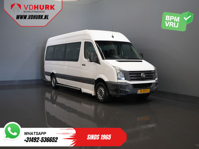 Volkswagen Crafter 35 2.0 TDI L3H2 EXPORT ONLY! €9.559 incl BTW/BPM Rolstoellift/ 9 Pers/ 9P/ Sidebars/ Rearbar/ Airco - Xe bus mini, Xe van chở khách: hình 1 Volkswagen Crafter 35 2.0 TDI L3H2 EXPORT ONLY! €9.559 incl BTW/BPM Rolstoellift/ 9 Pers/ 9P/ Sidebars/ Rearbar/ Airco - Xe bus mini, Xe van chở khách: hình 1