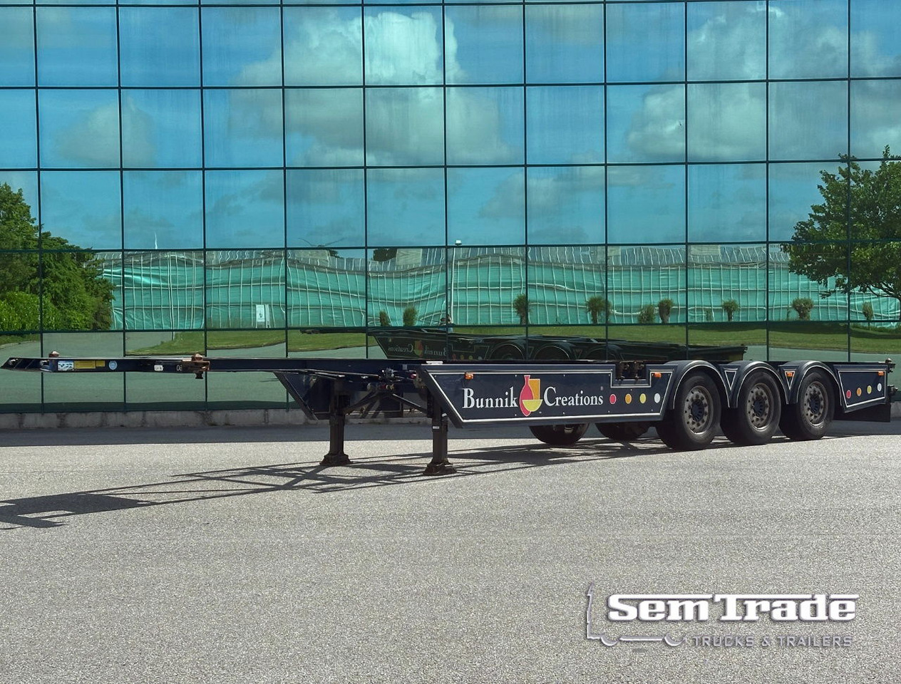 Burg BPO 13-27 Ccxlx 40" Galvanised Super Chassis SAF Axles Disc Brakes 2x Lift Axles 3 Pieces IN Stock Super Condition - Xe chở container/ Sơ mi rơ moóc hoán đổi thân: hình 1 Burg BPO 13-27 Ccxlx 40" Galvanised Super Chassis SAF Axles Disc Brakes 2x Lift Axles 3 Pieces IN Stock Super Condition - Xe chở container/ Sơ mi rơ moóc hoán đổi thân: hình 1