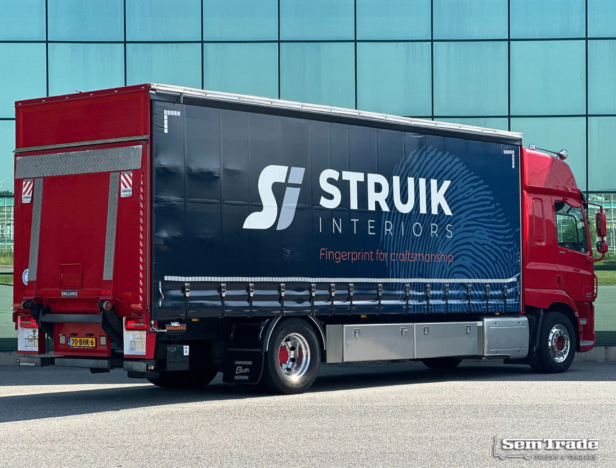 DAF CF 290 FA Space CAB Hardhouten Vloer 2500 KG Klep Nieuw Staat - Xe tải hộp: hình 5 DAF CF 290 FA Space CAB Hardhouten Vloer 2500 KG Klep Nieuw Staat - Xe tải hộp: hình 5