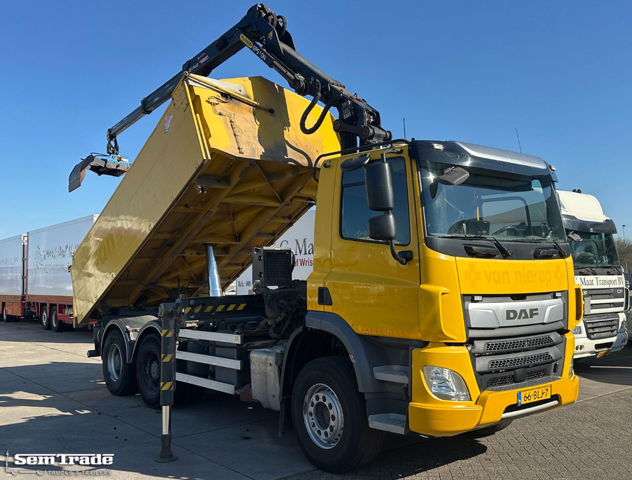 DAF CF 410 FAT 6X4 188.000 KM Palfinger 17 TON/Meter Kraan 2 Zijdige Ruizeveld K - Xe cẩu tự hành: hình 5 DAF CF 410 FAT 6X4 188.000 KM Palfinger 17 TON/Meter Kraan 2 Zijdige Ruizeveld K - Xe cẩu tự hành: hình 5