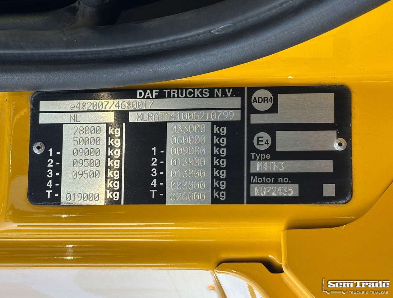 Xe cẩu tự hành DAF CF 410 FAT 6X4 188.000 KM Palfinger 17 TON/Meter Kraan 2 Zijdige Ruizeveld K: hình 18