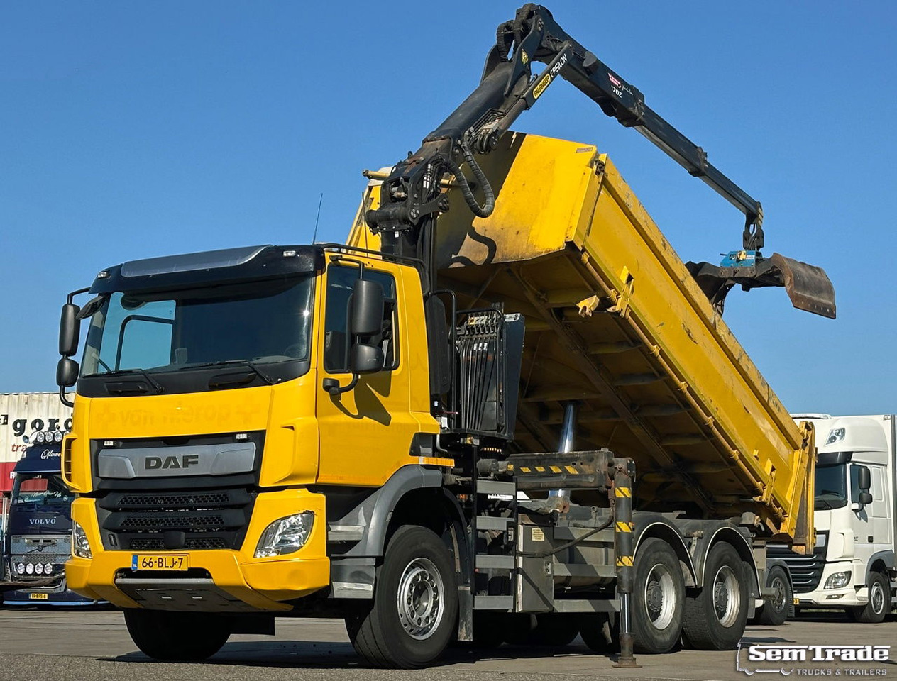 DAF CF 410 FAT 6X4 188.000 KM Palfinger 17 TON/Meter Kraan 2 Zijdige Ruizeveld K - Xe cẩu tự hành: hình 1 DAF CF 410 FAT 6X4 188.000 KM Palfinger 17 TON/Meter Kraan 2 Zijdige Ruizeveld K - Xe cẩu tự hành: hình 1