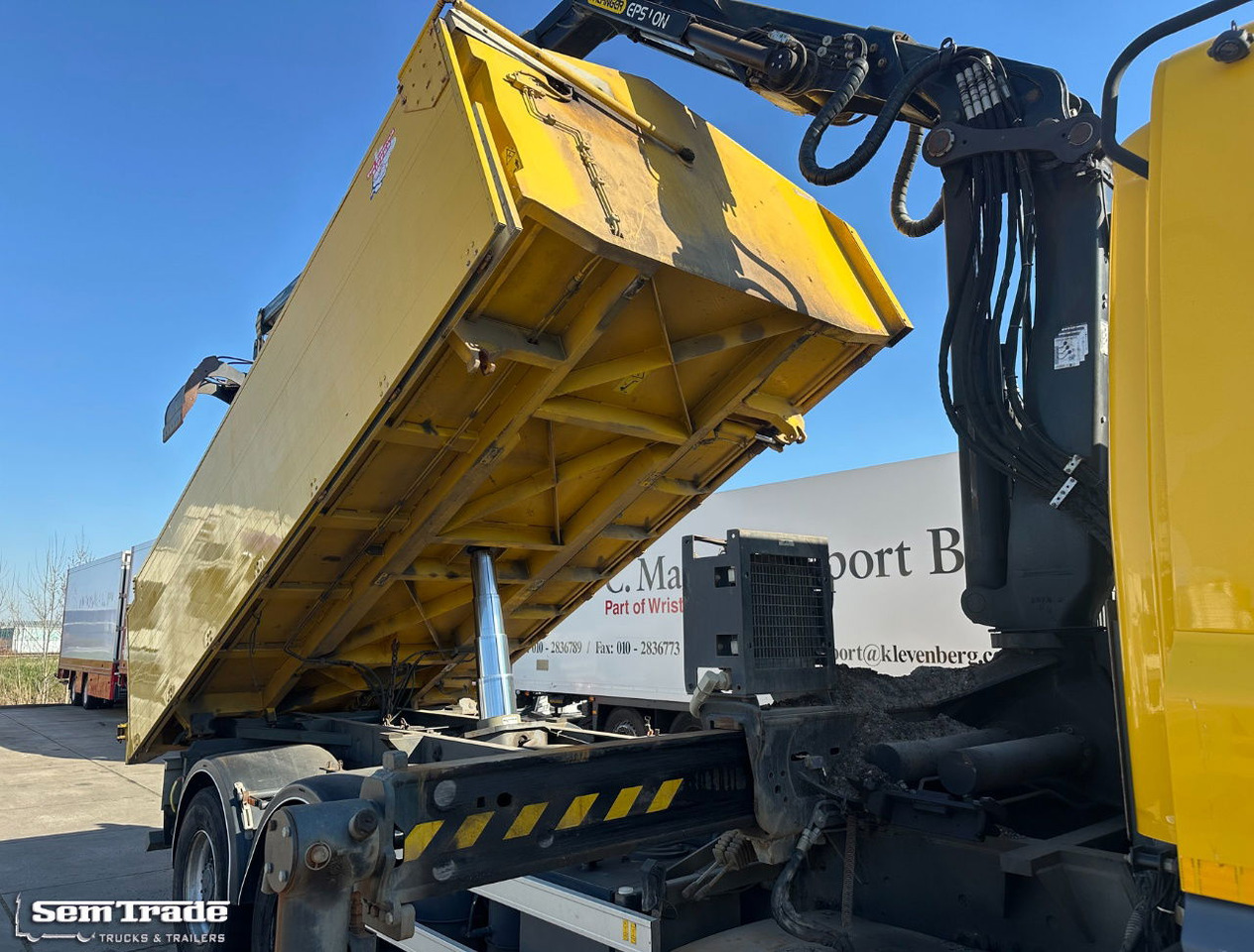 Xe cẩu tự hành DAF CF 410 FAT 6X4 188.000 KM Palfinger 17 TON/Meter Kraan 2 Zijdige Ruizeveld K: hình 6