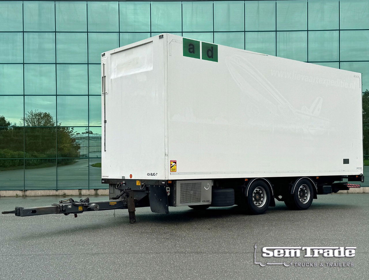 DRACO MZS 218 Wipkar 750 x 250 x 290 CM Inside Tail Lift 2021 TRS Iceland TOP Condition NL Trailertrailer - Rơ moóc hộp kín: hình 1 DRACO MZS 218 Wipkar 750 x 250 x 290 CM Inside Tail Lift 2021 TRS Iceland TOP Condition NL Trailertrailer - Rơ moóc hộp kín: hình 1