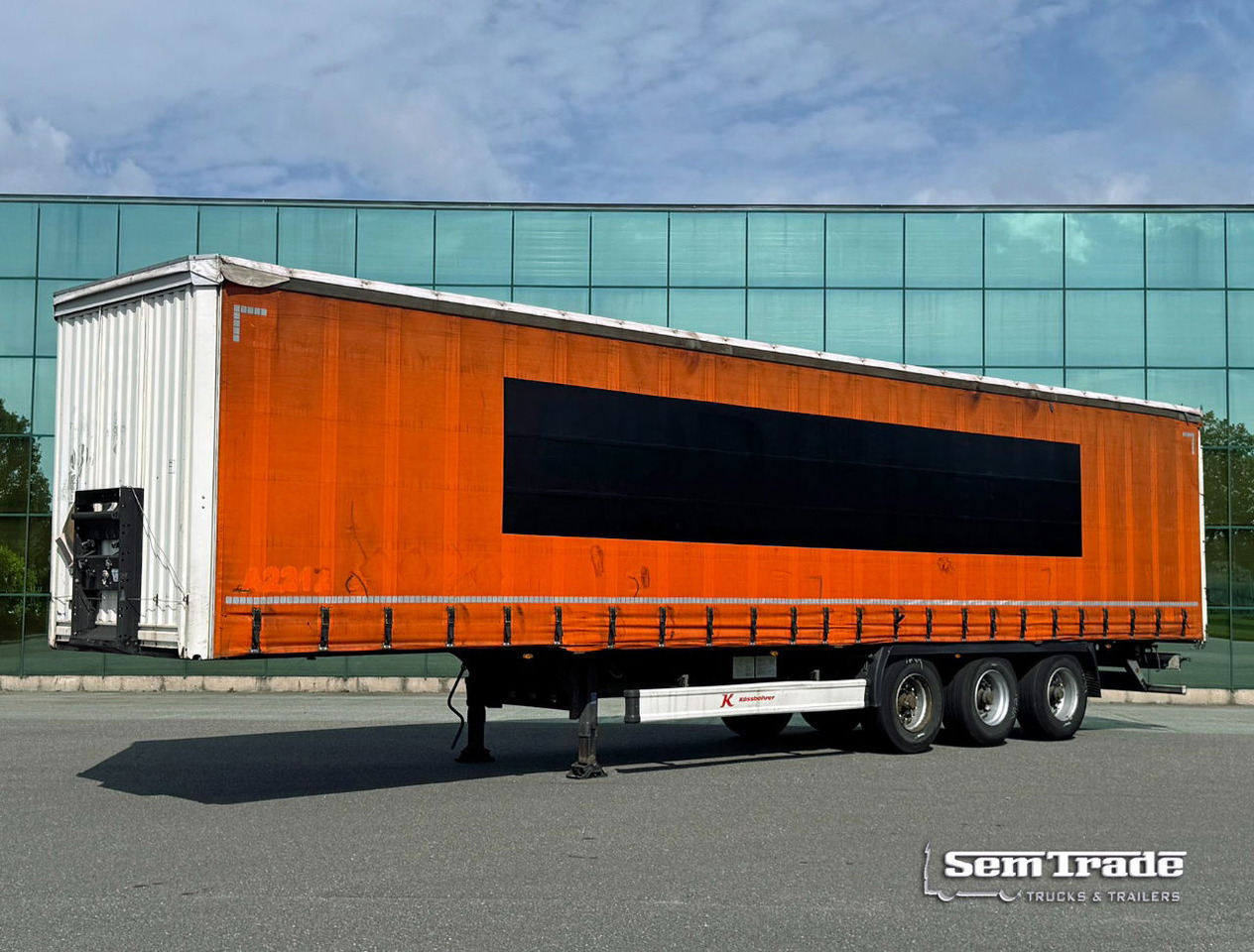 KAESSBOHRER Maxima Drum Brakes Sliding Roof NO Rust Galvanised Chassis TOP Condi - Sơ mi rơ moóc mui bạt: hình 1 KAESSBOHRER Maxima Drum Brakes Sliding Roof NO Rust Galvanised Chassis TOP Condi - Sơ mi rơ moóc mui bạt: hình 1
