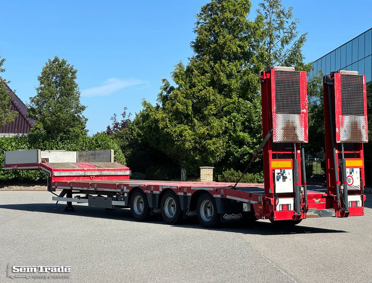 Nooteboom OSD-48-003 Semi 3 Axles Hydraulic Ramps Hinge TOP Condition - Sơ mi rơ moóc thùng thấp: hình 3 Nooteboom OSD-48-003 Semi 3 Axles Hydraulic Ramps Hinge TOP Condition - Sơ mi rơ moóc thùng thấp: hình 3