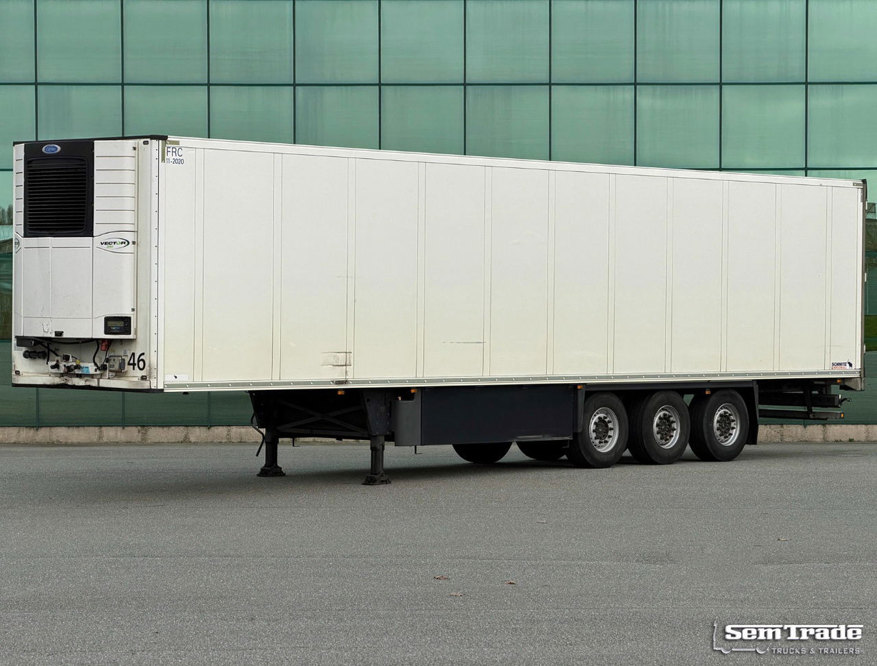 Schmitz Cargobull SCBS3B Carrier Vector 1550 With 6286 Engine Hours Pallet BOX Disc Brakes Belgium-Trailer - Sơ mi rơ moóc đông lạnh: hình 1 Schmitz Cargobull SCBS3B Carrier Vector 1550 With 6286 Engine Hours Pallet BOX Disc Brakes Belgium-Trailer - Sơ mi rơ moóc đông lạnh: hình 1