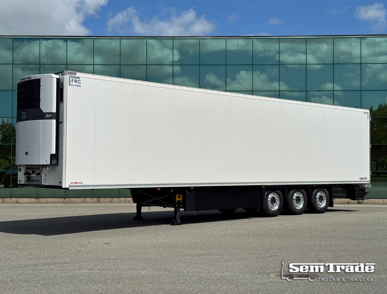 Schmitz Cargobull SCBS3B Thermo King Avancer A-400 270 High NEW AND Unused 2x Lift Axles Flower Wide - Sơ mi rơ moóc đông lạnh: hình 1 Schmitz Cargobull SCBS3B Thermo King Avancer A-400 270 High NEW AND Unused 2x Lift Axles Flower Wide - Sơ mi rơ moóc đông lạnh: hình 1