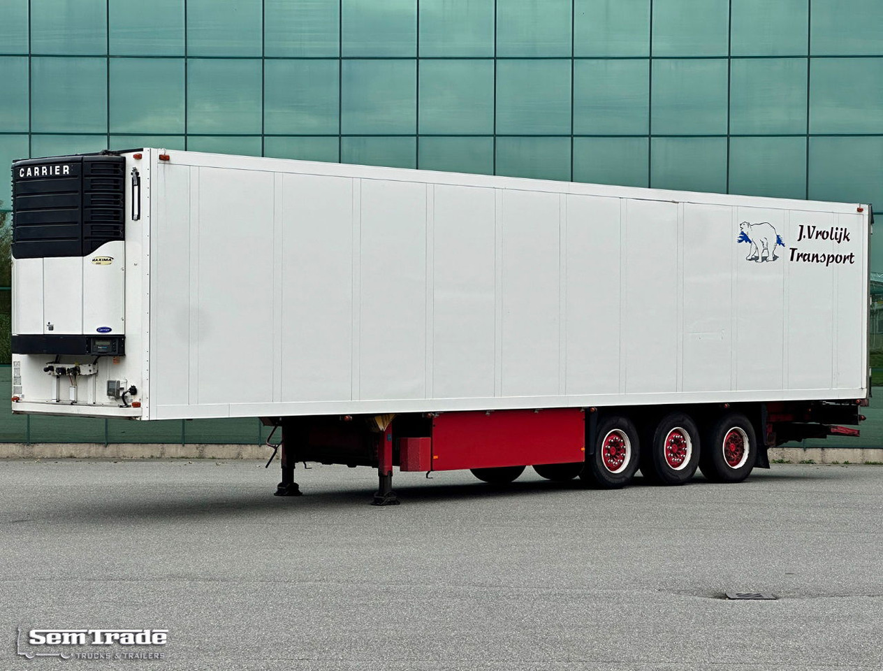Schmitz Cargobull SKO 24 Carrier Maxima 1300 Flower Wide 2X Lift Axle - Sơ mi rơ moóc đông lạnh: hình 1 Schmitz Cargobull SKO 24 Carrier Maxima 1300 Flower Wide 2X Lift Axle - Sơ mi rơ moóc đông lạnh: hình 1
