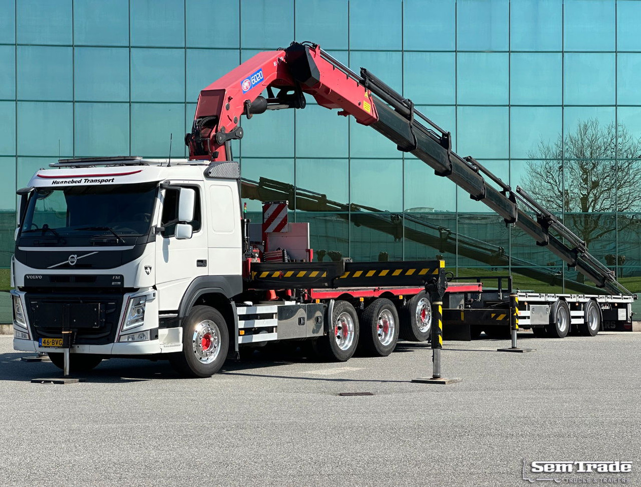 Volvo FMX 540 8X4 HMF 6020 K8 Kraan 231.000 KM + 2023 Sterk Trailer Super Condit - Xe cẩu tự hành: hình 1 Volvo FMX 540 8X4 HMF 6020 K8 Kraan 231.000 KM + 2023 Sterk Trailer Super Condit - Xe cẩu tự hành: hình 1