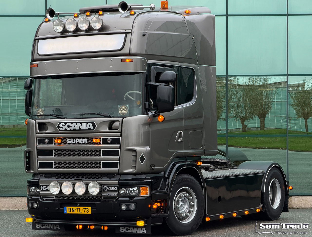 Scania R164-480 V8 King Retarder Manual Gearbox Showtruck Completely Rebuild Unique Condition - Xe đầu kéo: hình 1 Scania R164-480 V8 King Retarder Manual Gearbox Showtruck Completely Rebuild Unique Condition - Xe đầu kéo: hình 1