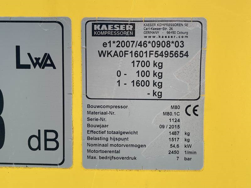 Kaeser M 80 - N - Máy nén khí: hình 4 Kaeser M 80 - N - Máy nén khí: hình 4