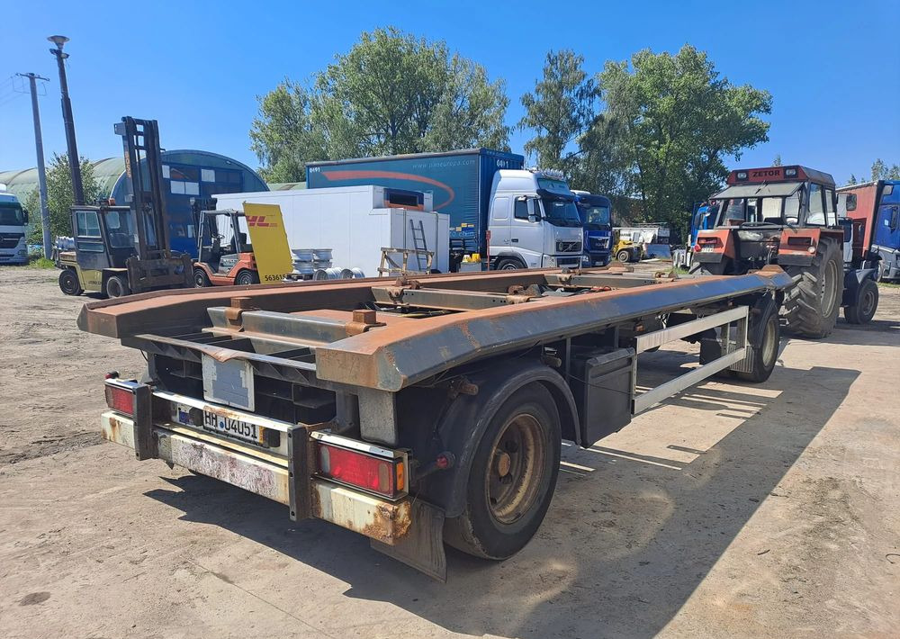 Huffermann Przyczepa Schmitz do hakowca - Rơ moóc thùng chứa: hình 1 Huffermann Przyczepa Schmitz do hakowca - Rơ moóc thùng chứa: hình 1