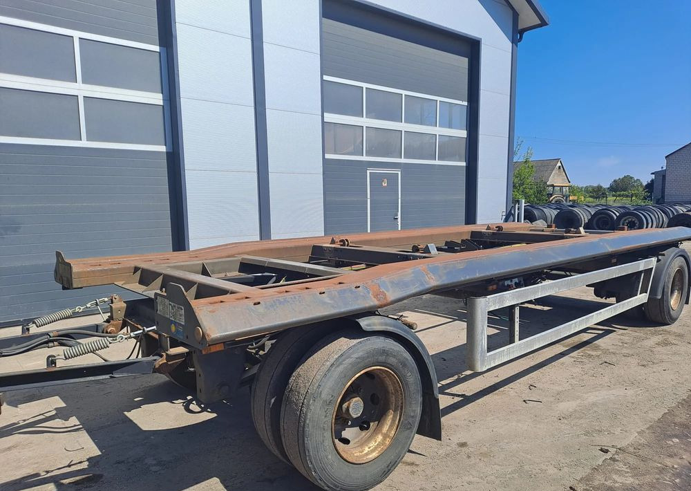 Huffermann Przyczepa Schmitz do hakowca - Rơ moóc thùng chứa: hình 4 Huffermann Przyczepa Schmitz do hakowca - Rơ moóc thùng chứa: hình 4