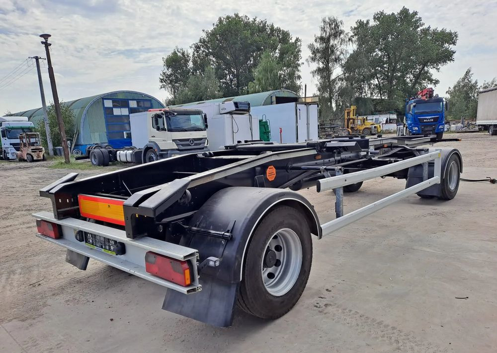 Huffermann Przyczepa do hakowca Huffermann-Moeslein - Rơ moóc thùng chứa: hình 1 Huffermann Przyczepa do hakowca Huffermann-Moeslein - Rơ moóc thùng chứa: hình 1