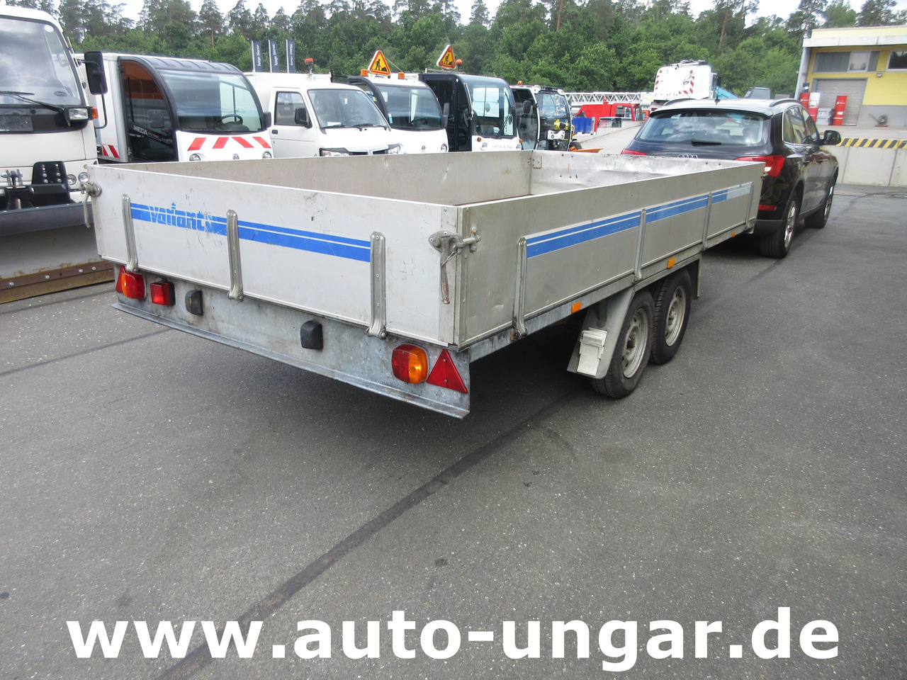 Buhl Variant 2000 Anhänger Pritsche Hochlader 2.000kg Alubordwände - Rơ moóc thùng lửng/ Phẳng: hình 1 Buhl Variant 2000 Anhänger Pritsche Hochlader 2.000kg Alubordwände - Rơ moóc thùng lửng/ Phẳng: hình 1