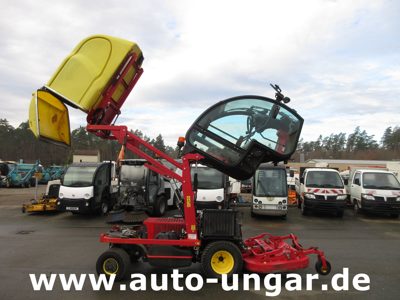Máy cày đa dụng Gianni Ferrari Turbo 4 T Cruiser Großflächenmäher 4x4 mit Hochentleerung Bj. 2015: hình 19