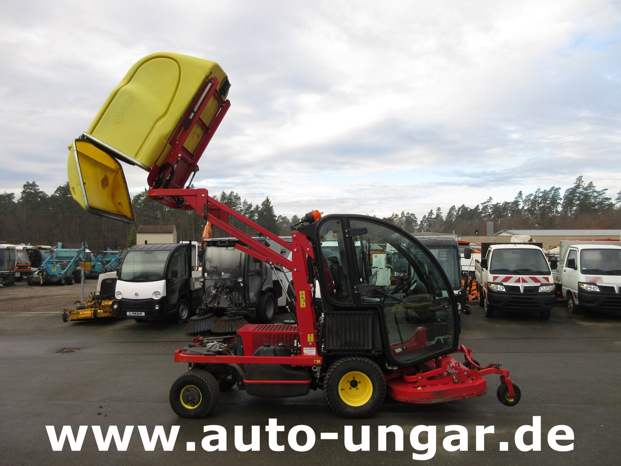 Máy cày đa dụng Gianni Ferrari Turbo 4 T Cruiser Großflächenmäher 4x4 mit Hochentleerung Bj. 2015: hình 14
