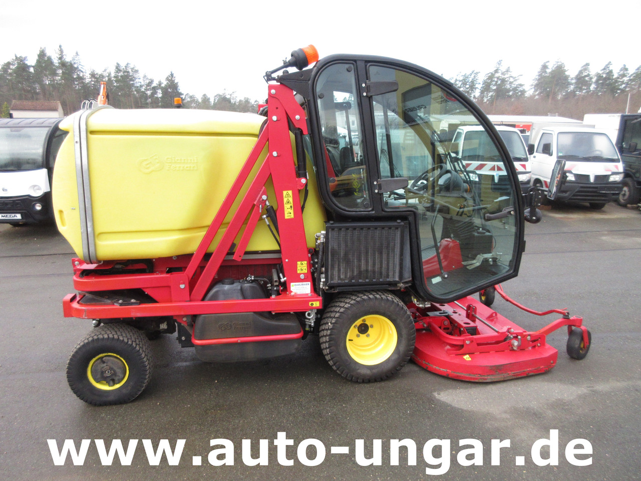 Máy cày đa dụng Gianni Ferrari Turbo 4 T Cruiser Großflächenmäher 4x4 mit Hochentleerung Bj. 2015: hình 6