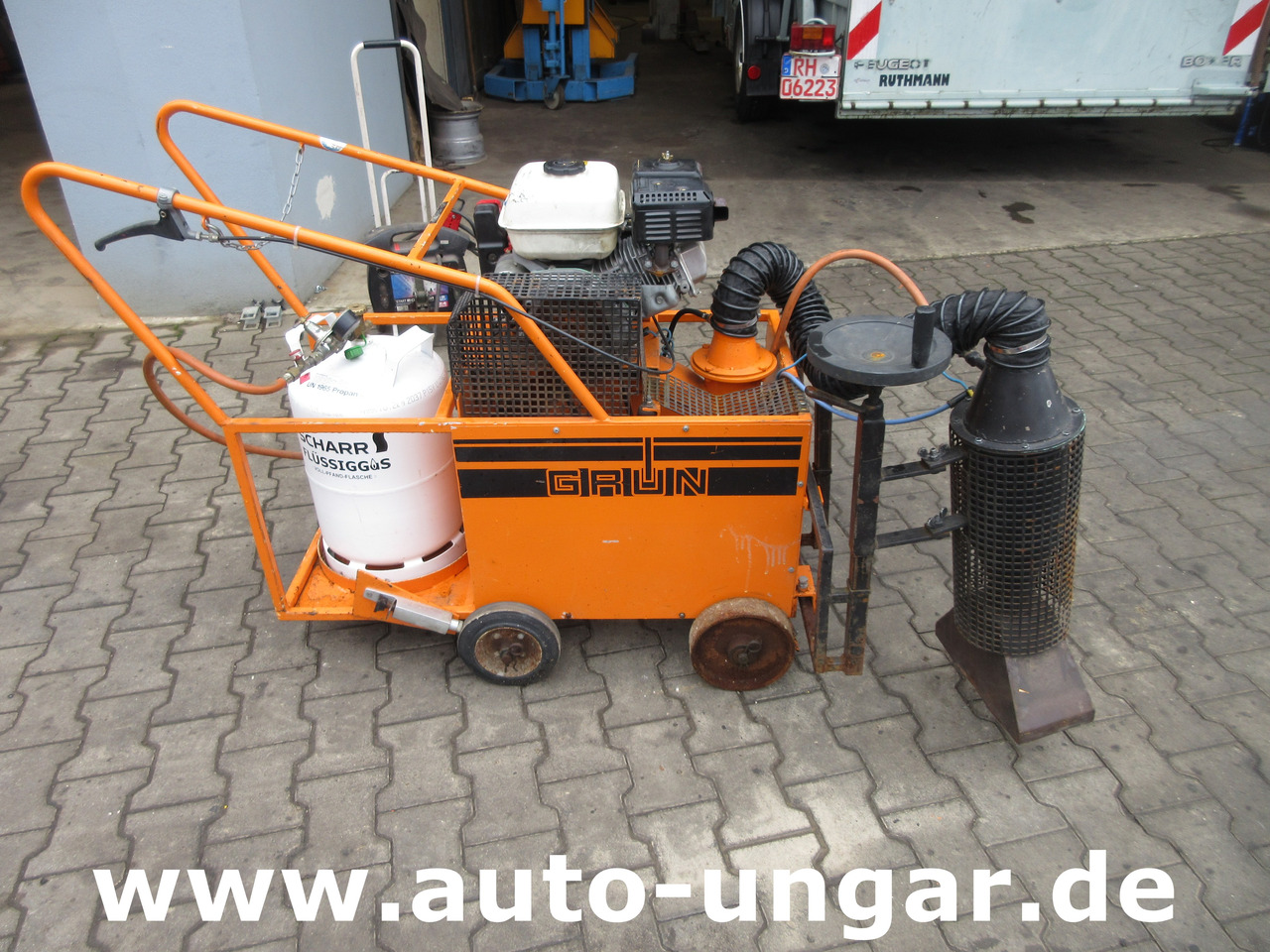 Grün GST Straßentrockner Hofmann H95 Road Dryer Roadmarking Straßenmarkierung Graco - Máy nhựa đường: hình 1 Grün GST Straßentrockner Hofmann H95 Road Dryer Roadmarking Straßenmarkierung Graco - Máy nhựa đường: hình 1