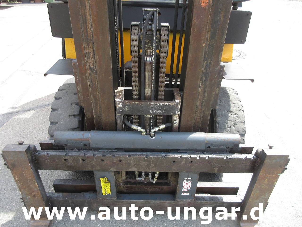 Xe nâng diesel JUNGHEINRICH DFG 40 Diesel Gabelstapler 4.000kg Freihub Steinbock Yale Still Boss: hình 11