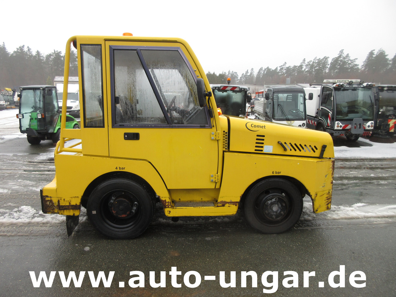 Xe đầu kéo hành lý MULAG Comet 6D Diesel Schlepper Push-Back GSE Gepäckwagen: hình 8 Xe đầu kéo hành lý MULAG Comet 6D Diesel Schlepper Push-Back GSE Gepäckwagen: hình 8