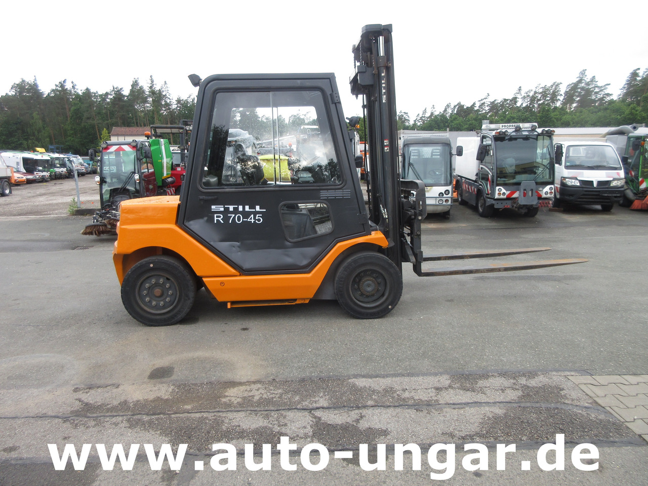 Still R70-45 Diesel Gabelstapler 4.500kg Hub Zinkenverstellung Seitenschieber - Xe nâng diesel: hình 5 Still R70-45 Diesel Gabelstapler 4.500kg Hub Zinkenverstellung Seitenschieber - Xe nâng diesel: hình 5