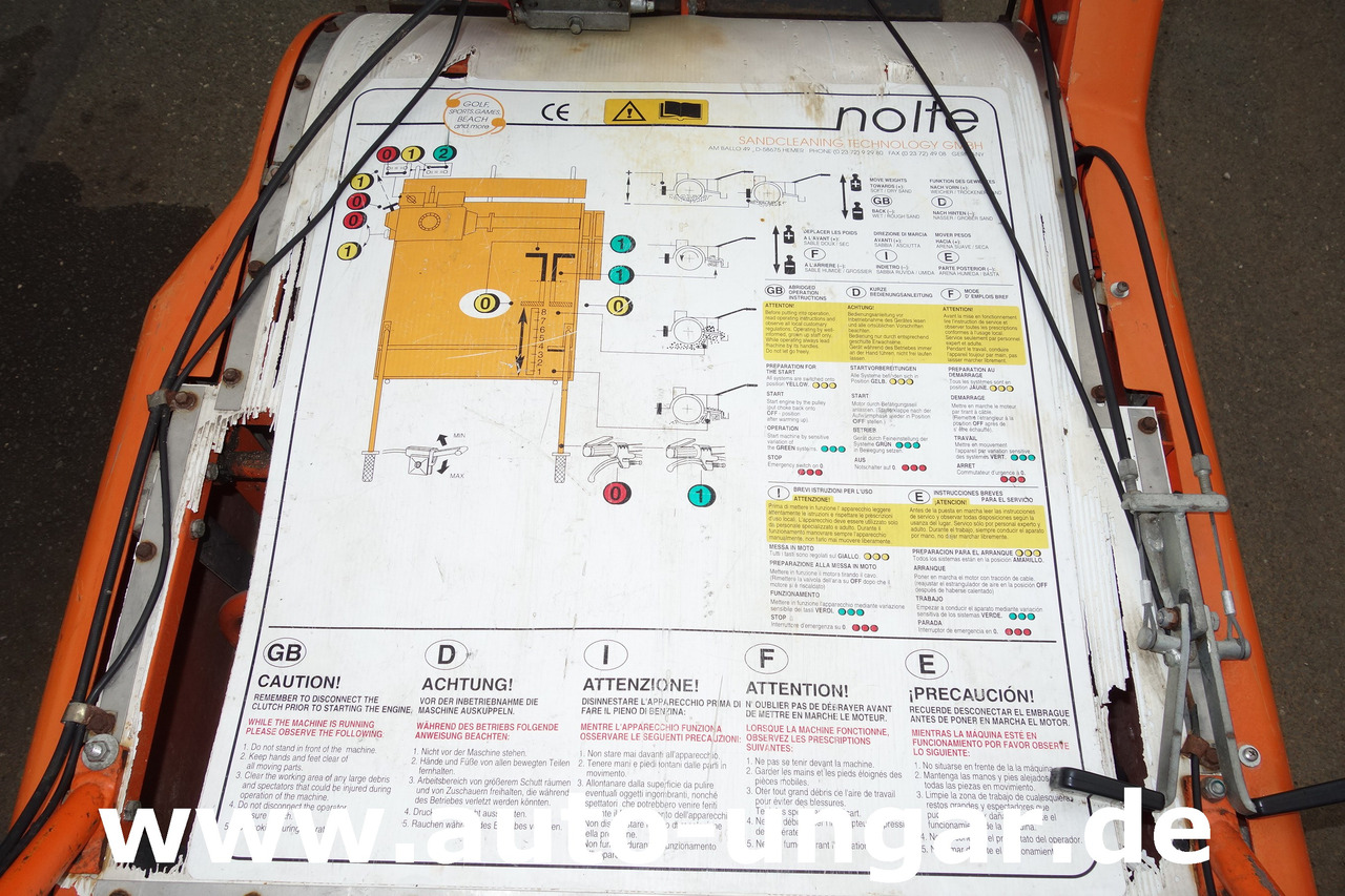 Tiện ích/ Xe đặc dụng Delfino BEACHCLEANER Walk Behind Strandreiniger Nolte Sandcleaning Technology: hình 9