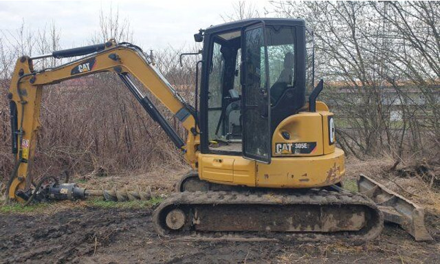 Caterpillar 305 E2 +drill - Máy xúc mini: hình 1 Caterpillar 305 E2 +drill - Máy xúc mini: hình 1