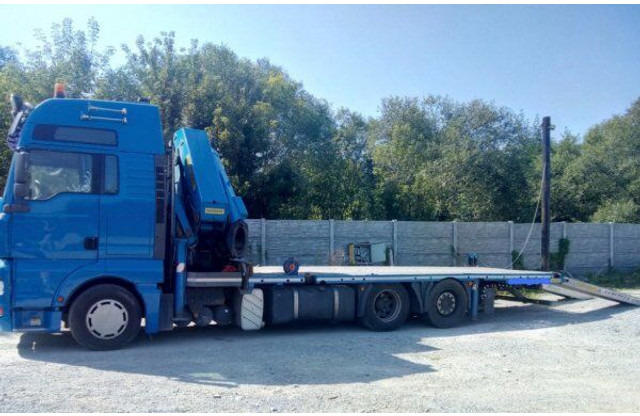 MAN 6x2 TGA 480 BDF +1m +16m crane - Xe tải thùng lửng/ Phẳng, Xe cẩu tự hành: hình 1 MAN 6x2 TGA 480 BDF +1m +16m crane - Xe tải thùng lửng/ Phẳng, Xe cẩu tự hành: hình 1