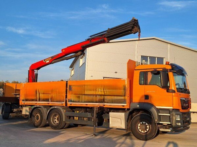 MAN 6x2 TGS 26.440 (6x4 problem!) - Xe tải thùng lửng/ Phẳng, Xe cẩu tự hành: hình 1 MAN 6x2 TGS 26.440 (6x4 problem!) - Xe tải thùng lửng/ Phẳng, Xe cẩu tự hành: hình 1