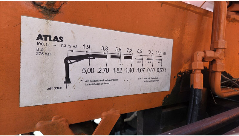 Mercedes-Benz UNIMOG 427.11 +12m! - Xe ben, Xe cẩu tự hành: hình 5 Mercedes-Benz UNIMOG 427.11 +12m! - Xe ben, Xe cẩu tự hành: hình 5