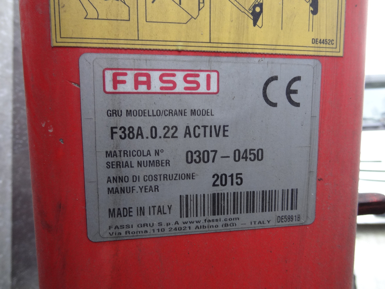 Iveco EuroCargo 120E25 Fassi F38 - Xe tải thùng lửng/ Phẳng, Xe cẩu tự hành: hình 5 Iveco EuroCargo 120E25 Fassi F38 - Xe tải thùng lửng/ Phẳng, Xe cẩu tự hành: hình 5