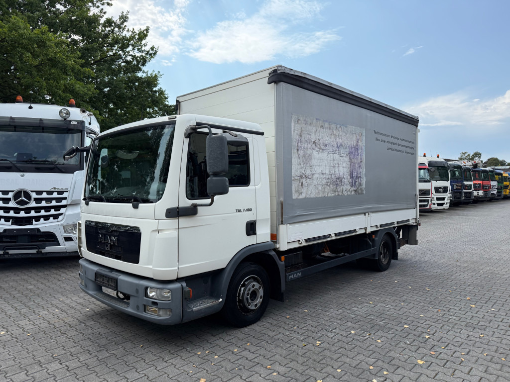 MAN TGL 7.180 4X2 BL 1500Kg Ladebordwand - Xe tải thùng mui bạt: hình 1 MAN TGL 7.180 4X2 BL 1500Kg Ladebordwand - Xe tải thùng mui bạt: hình 1