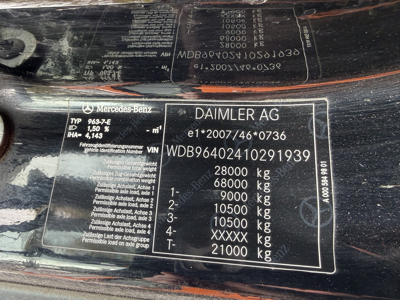 Mercedes-Benz Arocs 2653 6X4 Kran Kesla 2124L - Xe chở gỗ, Xe cẩu tự hành: hình 5 Mercedes-Benz Arocs 2653 6X4 Kran Kesla 2124L - Xe chở gỗ, Xe cẩu tự hành: hình 5