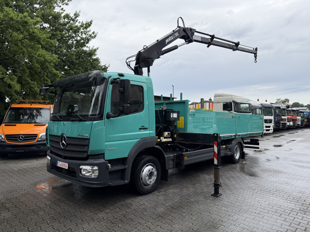 Xe tải thùng lửng/ Phẳng, Xe cẩu tự hành Mercedes-Benz Atego 1227 Kran MKG 96: hình 13