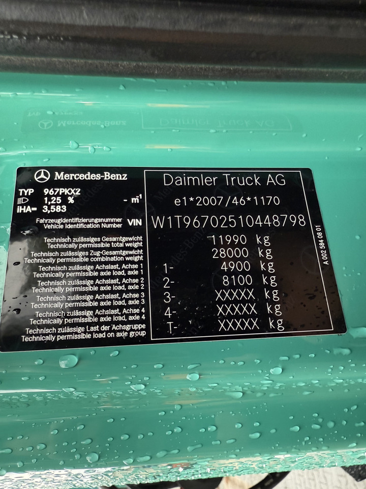 Mercedes-Benz Atego 1227 Kran MKG 96 - Xe tải thùng lửng/ Phẳng, Xe cẩu tự hành: hình 5 Mercedes-Benz Atego 1227 Kran MKG 96 - Xe tải thùng lửng/ Phẳng, Xe cẩu tự hành: hình 5