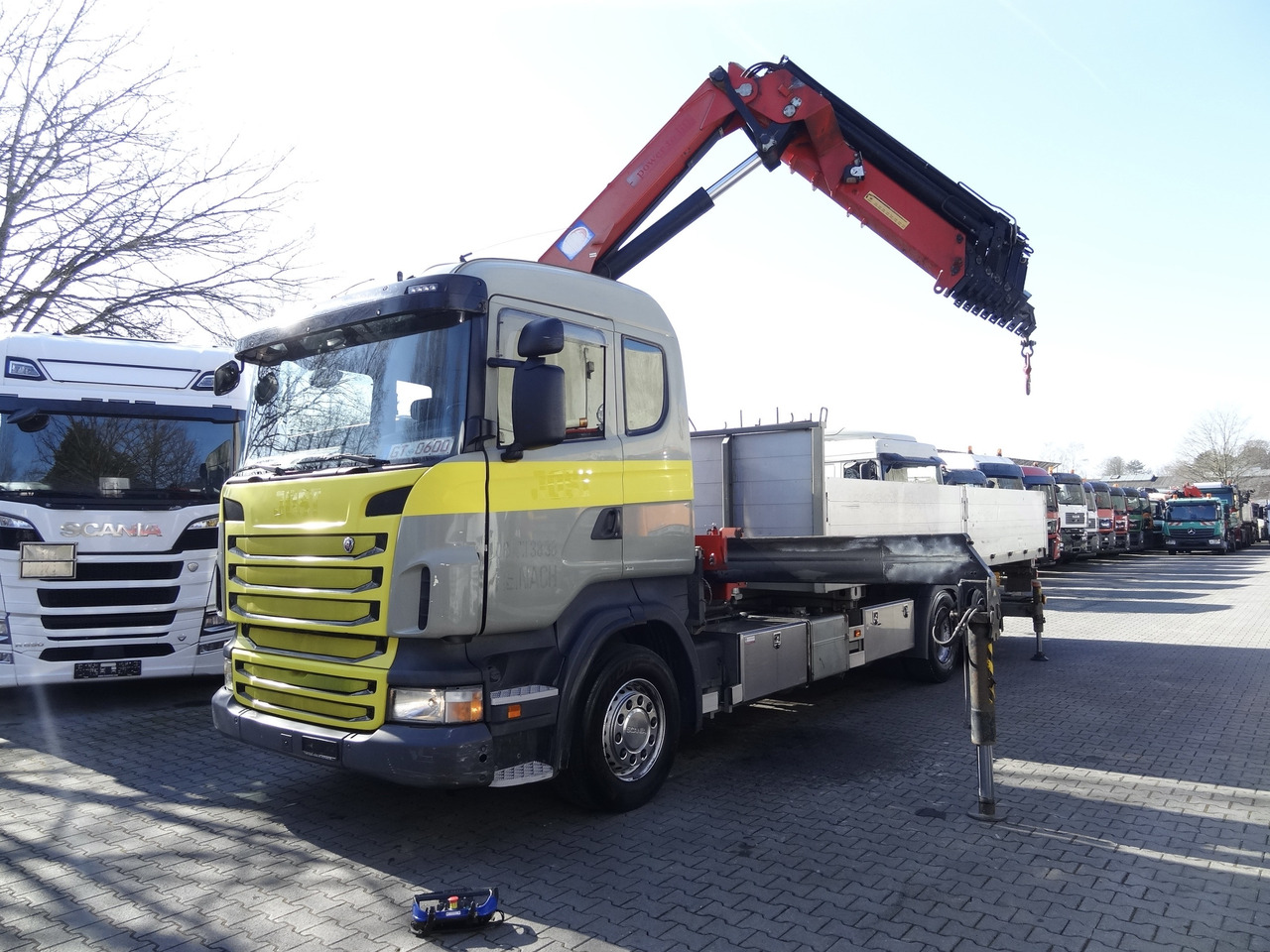 Scania R440 6X2*4 Kran HMF 3000 bis 30 Meter - Xe tải thùng lửng/ Phẳng, Xe cẩu tự hành: hình 1 Scania R440 6X2*4 Kran HMF 3000 bis 30 Meter - Xe tải thùng lửng/ Phẳng, Xe cẩu tự hành: hình 1