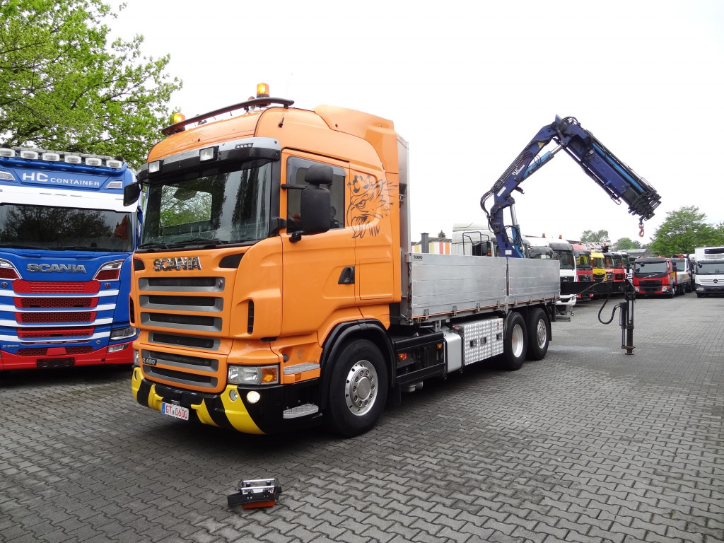 Scania R480 6X2*4 Kran Atlas 240 bis 20 Meter - Xe tải thùng lửng/ Phẳng, Xe cẩu tự hành: hình 1 Scania R480 6X2*4 Kran Atlas 240 bis 20 Meter - Xe tải thùng lửng/ Phẳng, Xe cẩu tự hành: hình 1