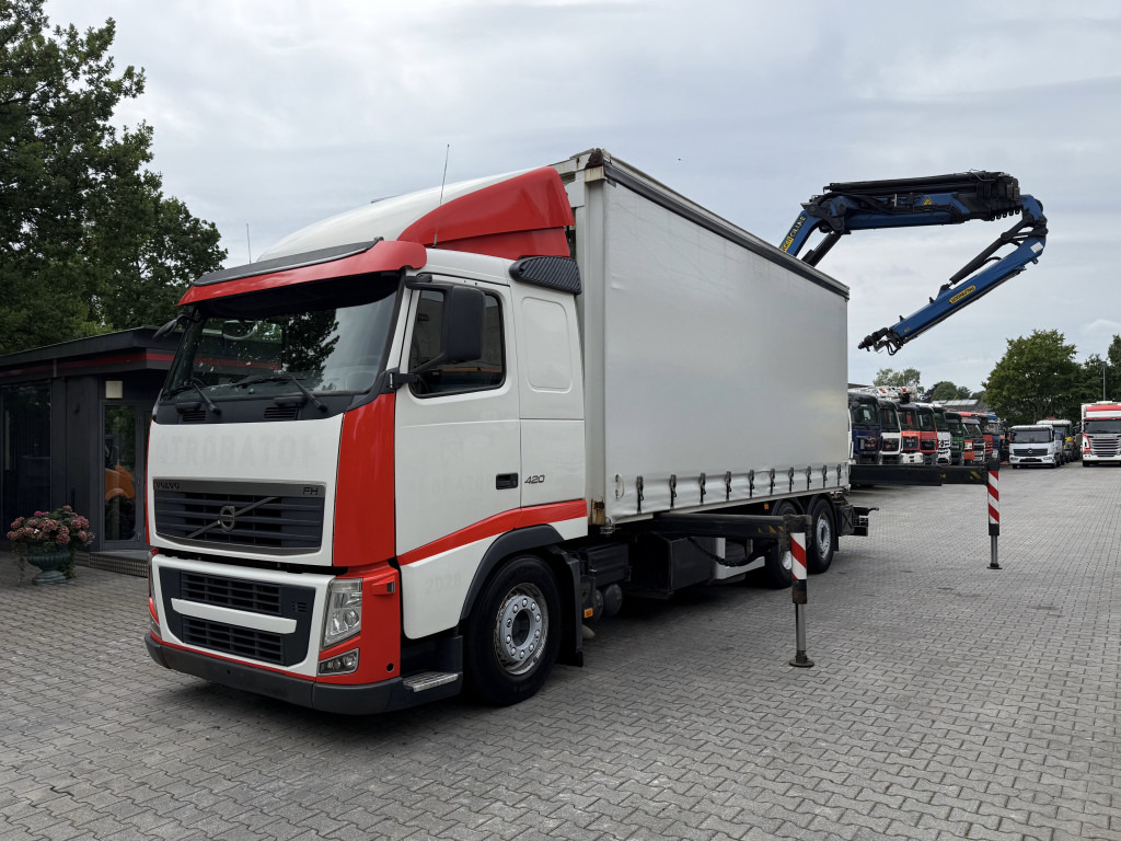 Volvo FH420 6X2*4 Palfinger 29002 bis 27 Meter - Xe tải thùng lửng/ Phẳng, Xe cẩu tự hành: hình 1 Volvo FH420 6X2*4 Palfinger 29002 bis 27 Meter - Xe tải thùng lửng/ Phẳng, Xe cẩu tự hành: hình 1
