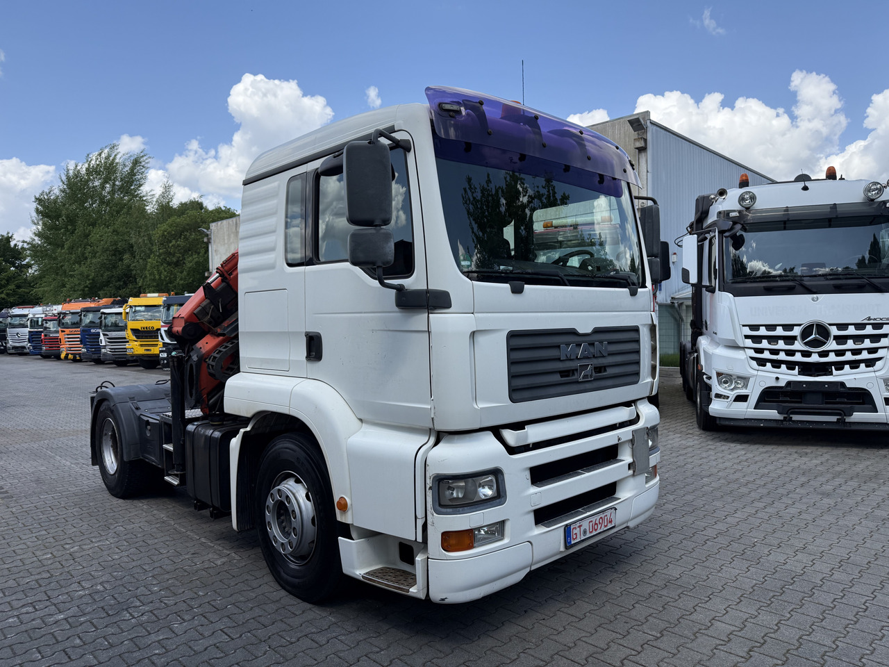 Xe đầu kéo MAN TGA 18.430 Kran Palfinger 16502 Jib 26.5 Meter: hình 11