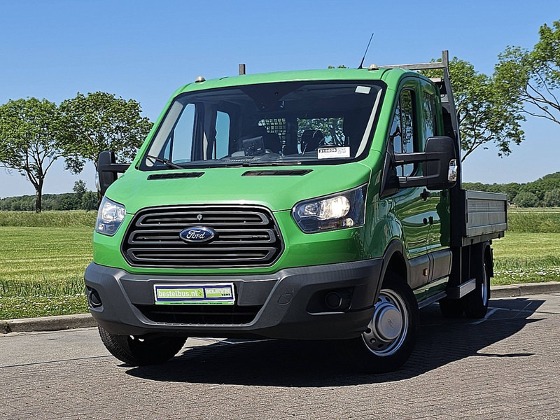 Ford Transit 2.0 DUB.CAB Hiab-Kraan! - Xe tải nhỏ phẳng: hình 1 Ford Transit 2.0 DUB.CAB Hiab-Kraan! - Xe tải nhỏ phẳng: hình 1
