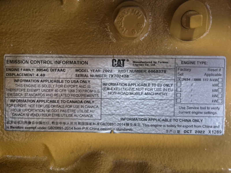 Caterpillar 3054C DITAAC Engine + Radiator - Động cơ cho Máy móc công nghiệp: hình 2 Caterpillar 3054C DITAAC Engine + Radiator - Động cơ cho Máy móc công nghiệp: hình 2