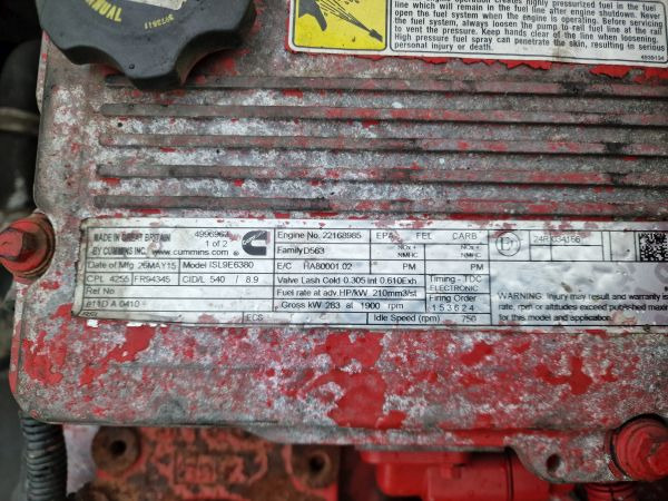 Cummins ISL9E6380 Engine (Bus) - Động cơ: hình 4 Cummins ISL9E6380 Engine (Bus) - Động cơ: hình 4