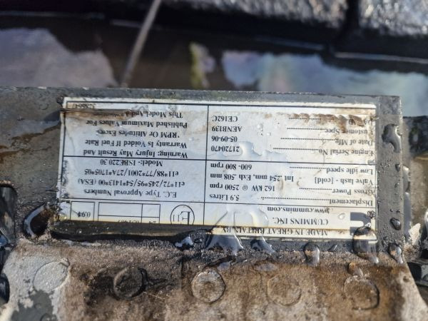 DAF 6ISB E3 5.9 Daf Spec CE162C Engine (Truck) - Động cơ cho Xe tải: hình 2 DAF 6ISB E3 5.9 Daf Spec CE162C Engine (Truck) - Động cơ cho Xe tải: hình 2