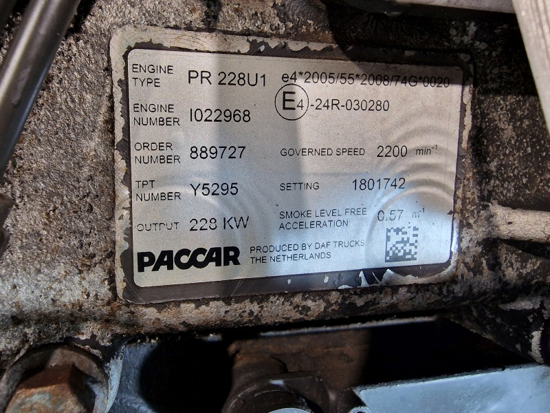 DAF CF PR228 U1 Refuse Spec Engine (Truck) - Động cơ cho Xe tải: hình 2 DAF CF PR228 U1 Refuse Spec Engine (Truck) - Động cơ cho Xe tải: hình 2