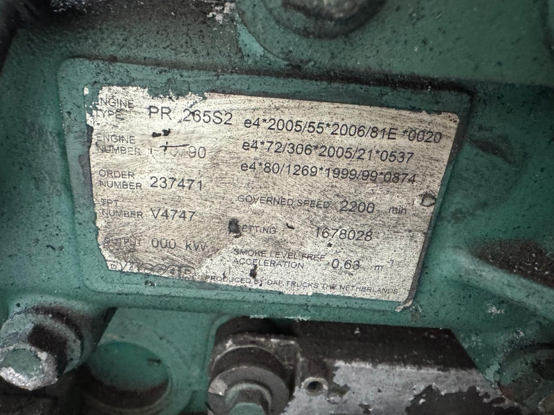 Động cơ DAF PR265 S1 Bus Spec Engine: hình 11 Động cơ DAF PR265 S1 Bus Spec Engine: hình 11